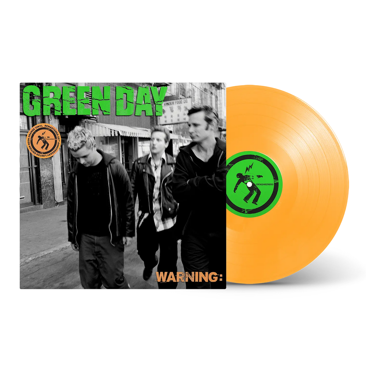 GREEN DAY - WARNING - 25TH ANNIVERSARY EDITION - ORANGE COLOR - VINYL LP