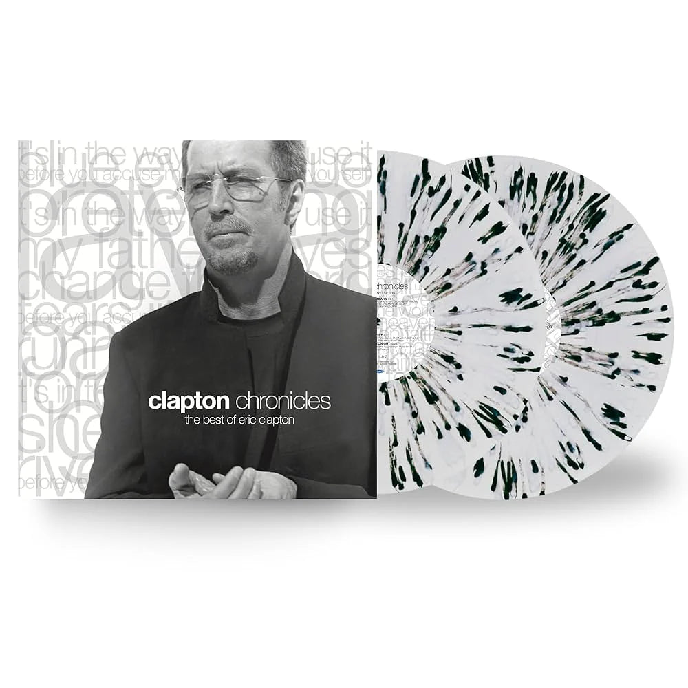 ERIC CLAPTON - CLAPTON CHRONICLES: THE BEST OF ERIC CLAPTON - BLACK & WHITE SPLATTER COLOR - 2-LP - VINYL LP