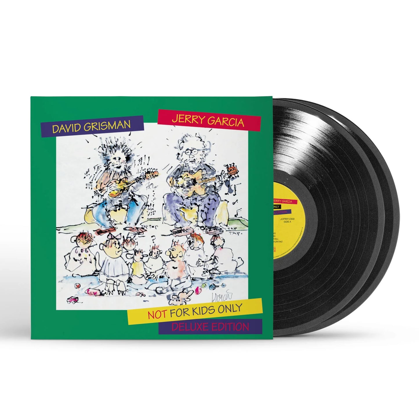 DAVID GRISMAN & JERRY GARCIA - NOT FOR KIDS ONLY - 2-LP - VINYL LP