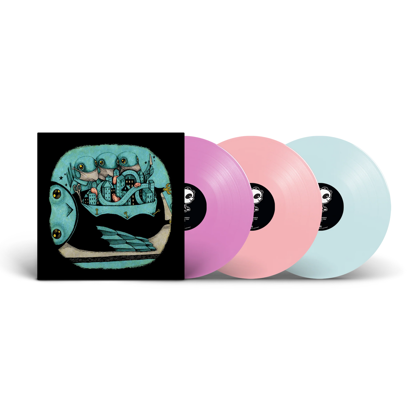 MY MORNING JACKET - Z - 20TH ANNIVERSARY EDITION - PINK, PEACH & GREEN COLOR - 3-LP - VINYL LP