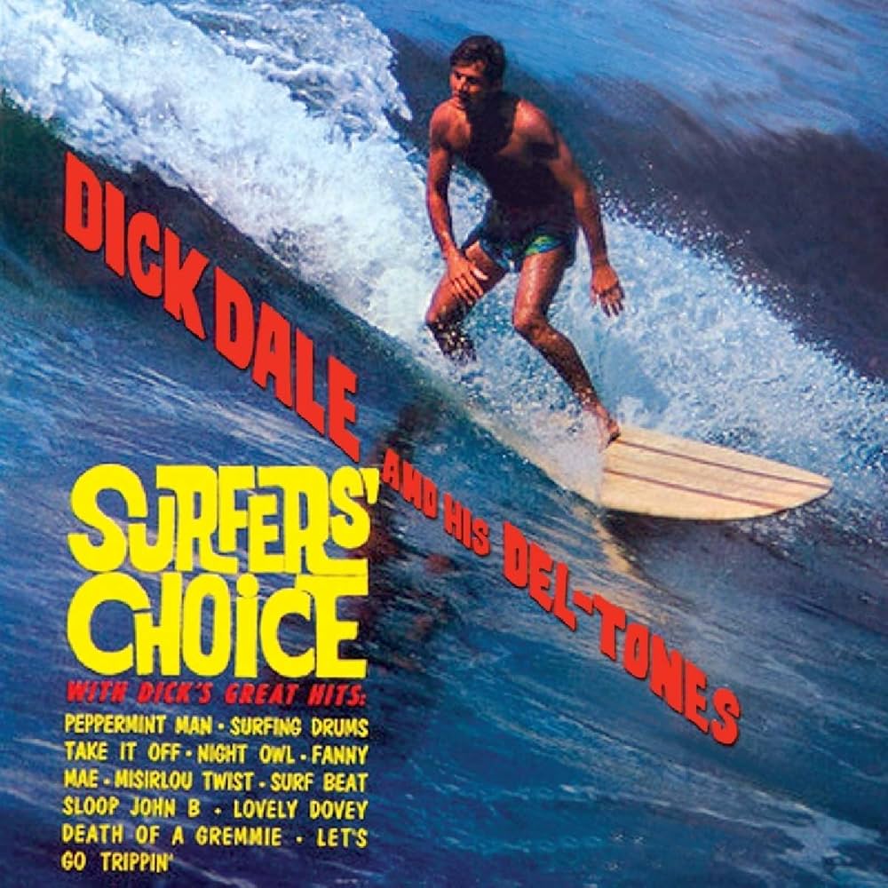 DICK DALE AND HIS DEL-TONES - SURFER'S CHOICE - YELLOW COLOR - VINYL LP