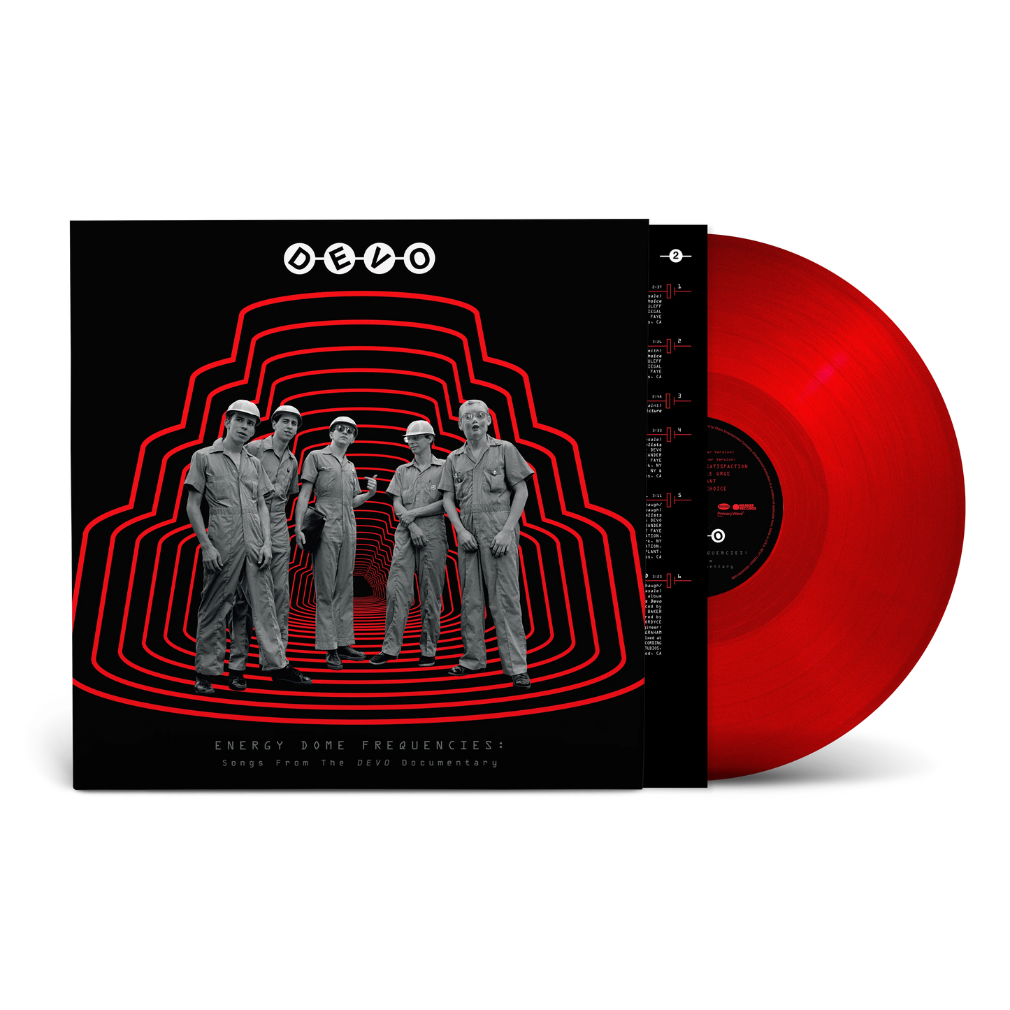 DEVO - ENERGY DOME FREQUENCIES: SONGS FROM THE DEVO DOCUMENTARY - RED COLOR - VINYL LP