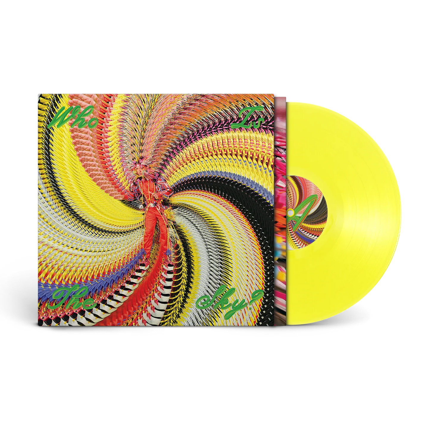 DAVID BYRNE - WHO IS THE SKY? - LEMON YELLOW COLOR - VINYL LP