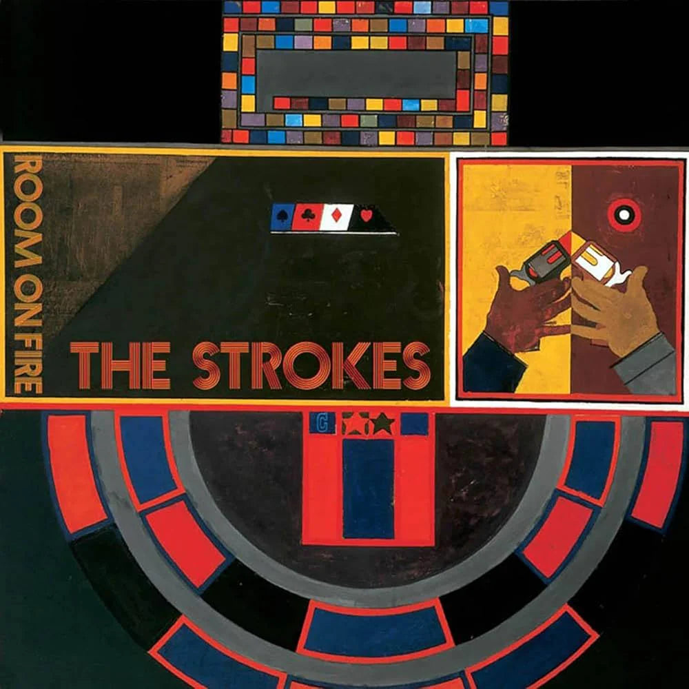THE STROKES - ROOM ON FIRE - BLUE COLOR - VINYL LP