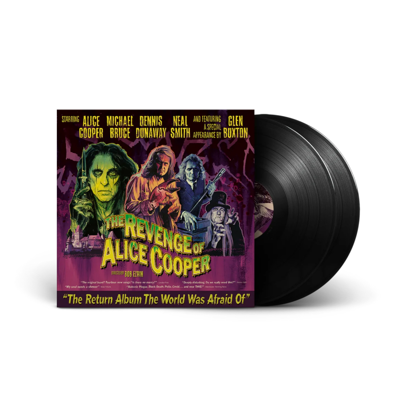 ALICE COOPER - THE REVENGE OF ALICE COOPER - BLACK COLOR - 2-LP - VINYL LP