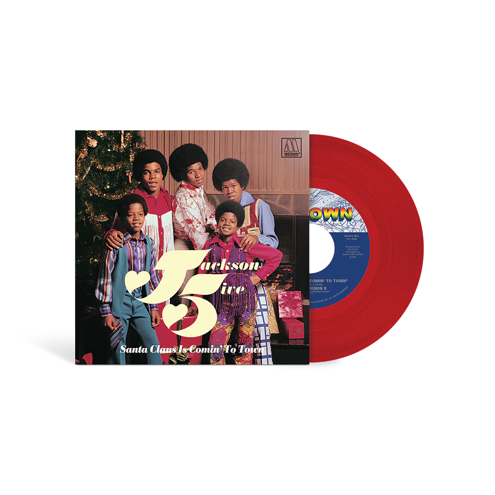 JACKSON 5 - SANTA CLAUS IS COMIN' TO TOWN - LIMITED EDITION - RED COLOR - 7 VINYL SINGLE