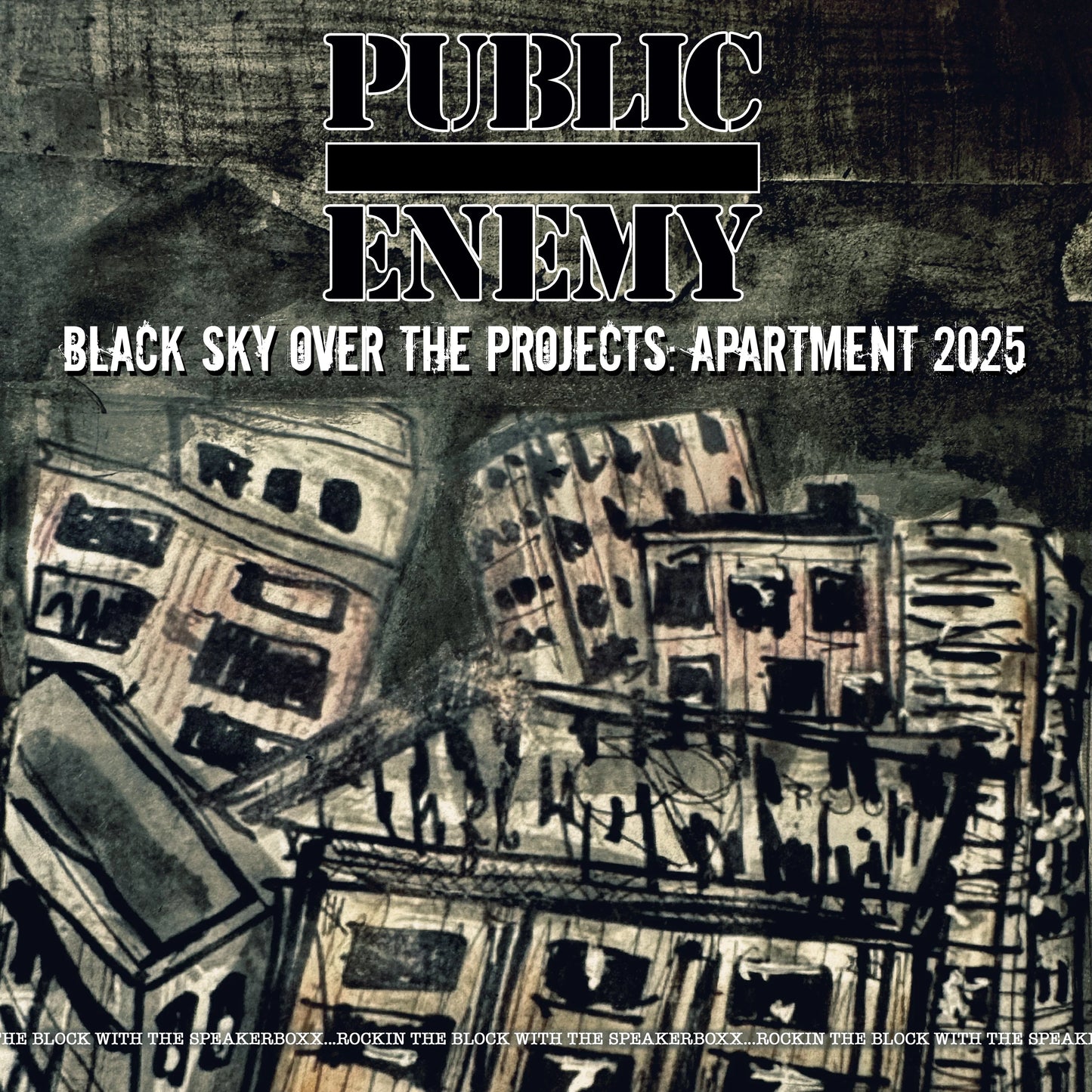 PUBLIC ENEMY - BLACK SKY OVER THE PROJECTS: APARTMENT 2025 - VINYL LP