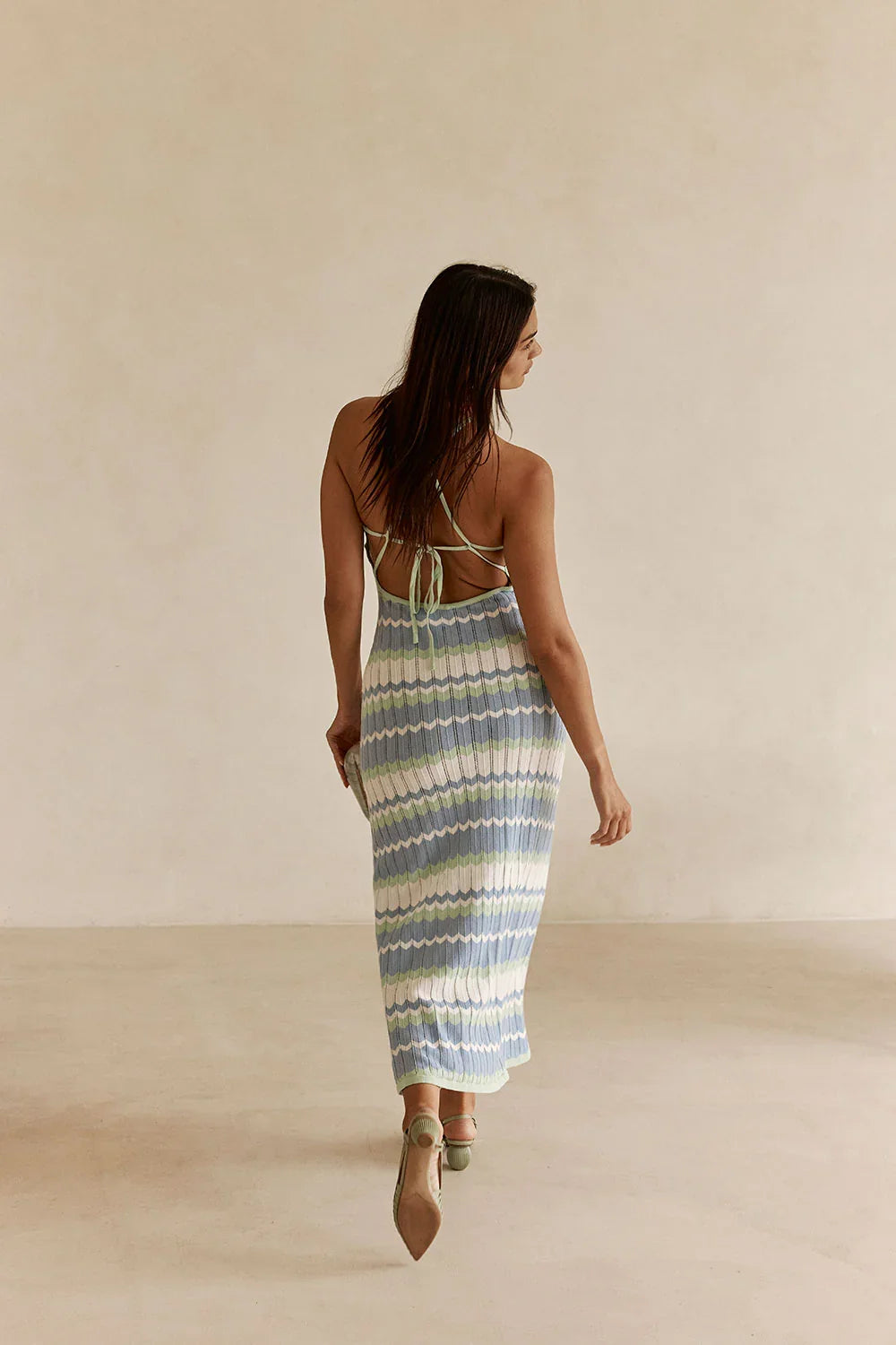 Bexley Knit Dress - Sky