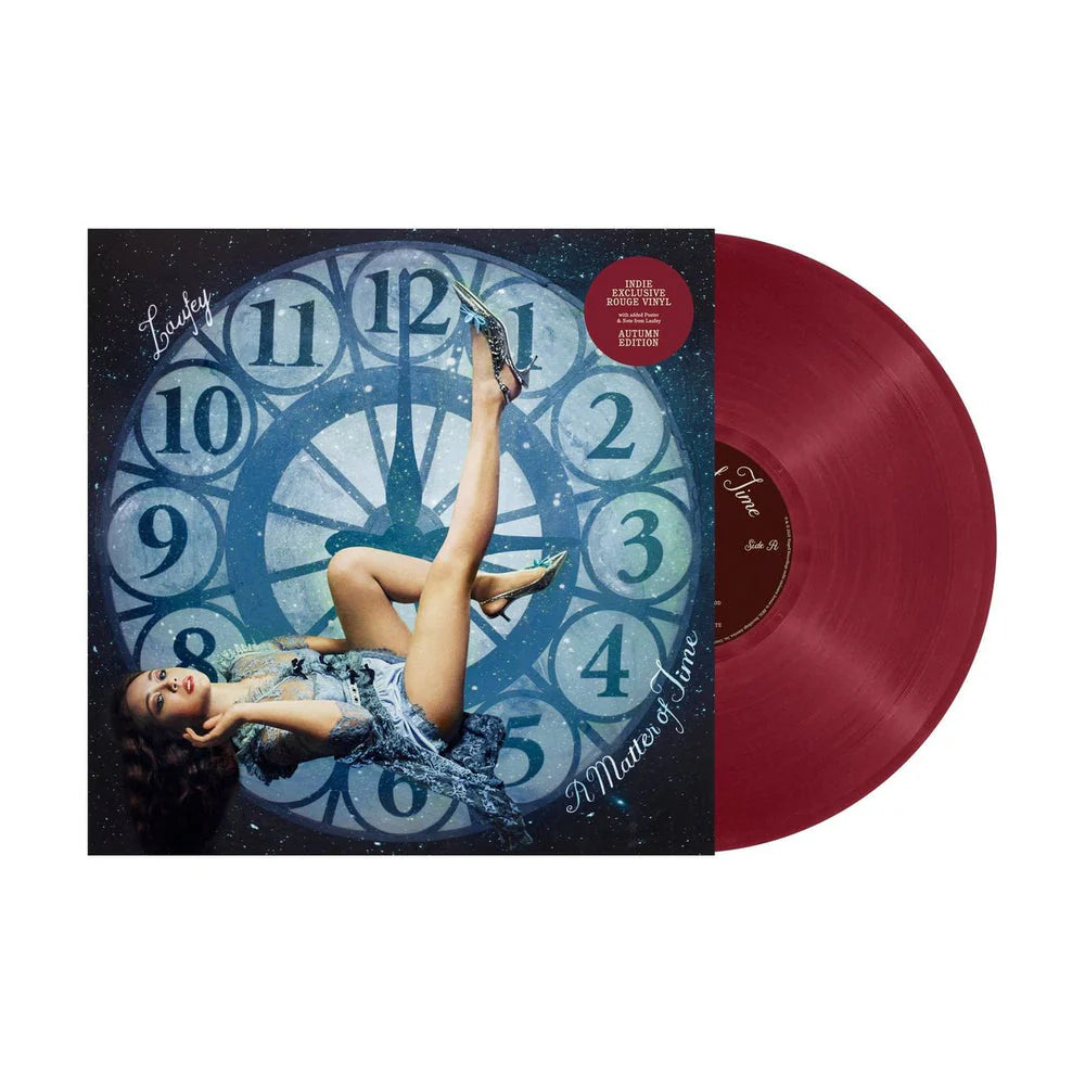 LAUFEY - A MATTER OF TIME - INDIE EXCLUSIVE AUTUMN EDITION - ROUGE RED COLOR - VINYL LP + BONUS 7