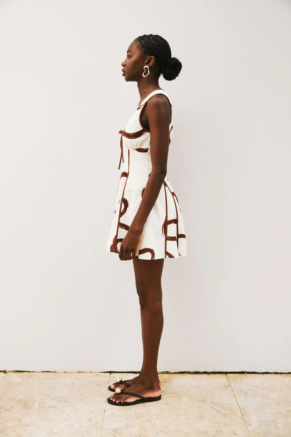 Alfresco Dress - Marbled Mocha