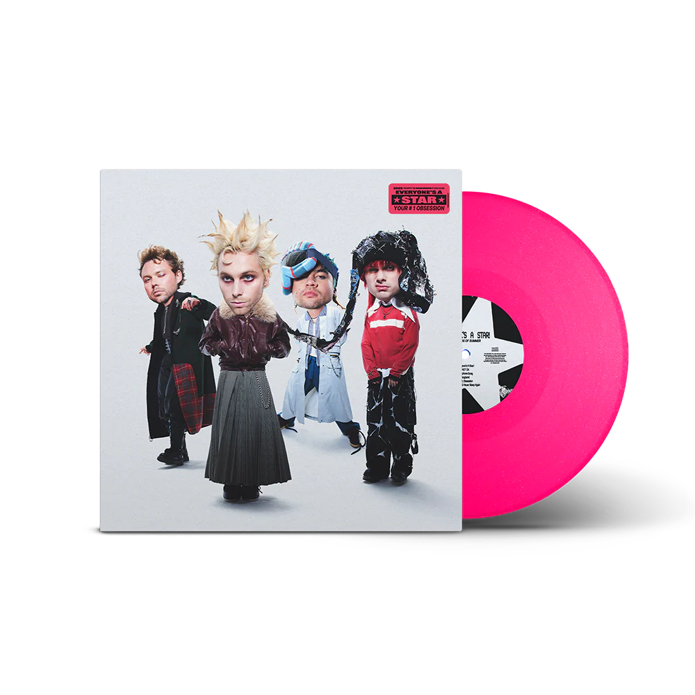 5 SECONDS OF SUMMER - EVERYONE'S A STAR - PINK GLITTER COLOR - VINYL LP