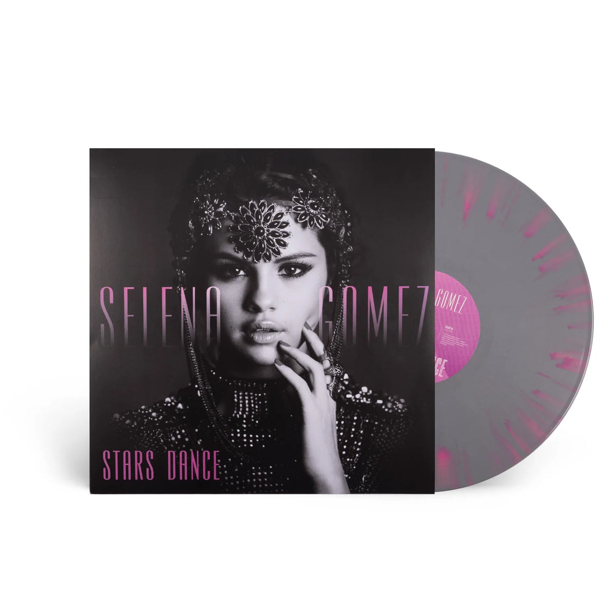 SELENA GOMEZ - STARS DANCE - GRAY W/ RED SPLATTER COLOR - VINYL LP