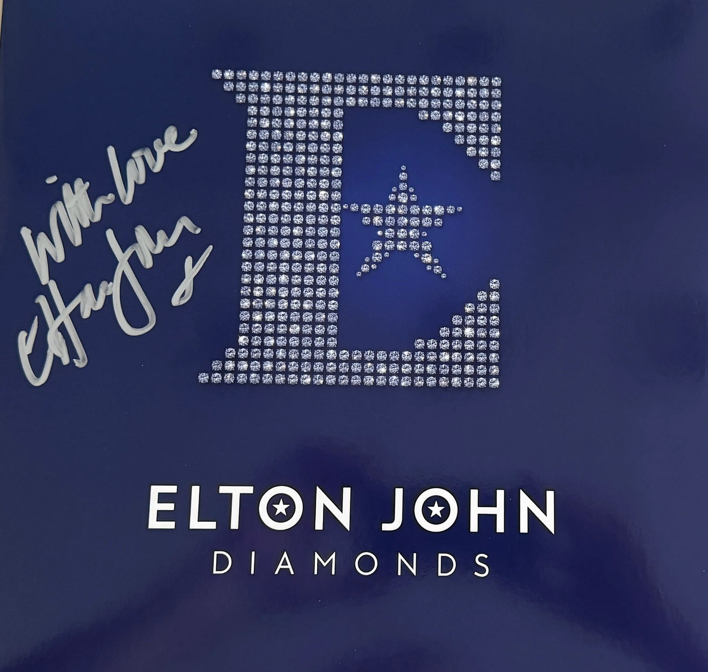 Elton John – Diamonds Signed Vinyl Album