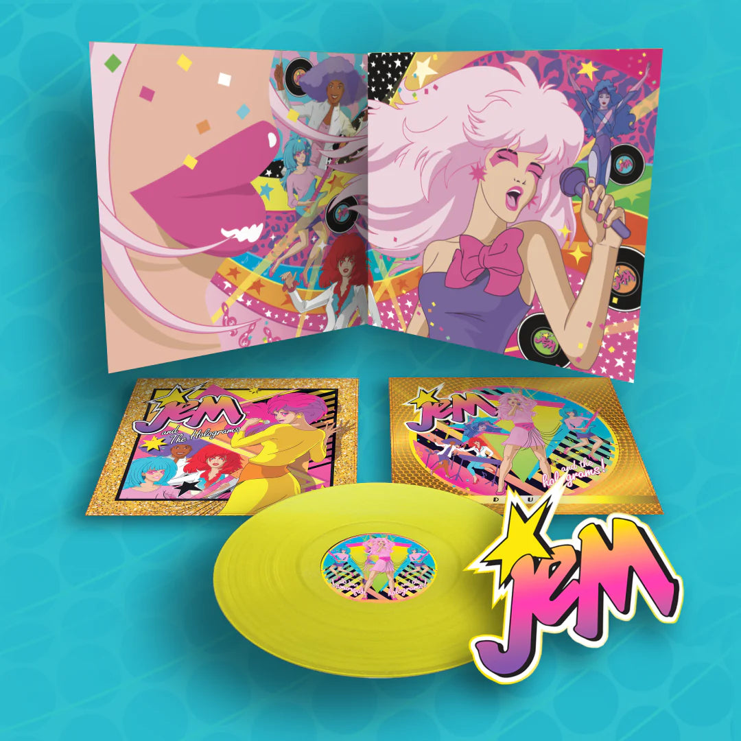 JEM AND THE HOLOGRAMS - JEM AND THE HOLOGRAMS - DELUXE EDITION - LEMONADE SPARKLE COLOR - VINYL LP