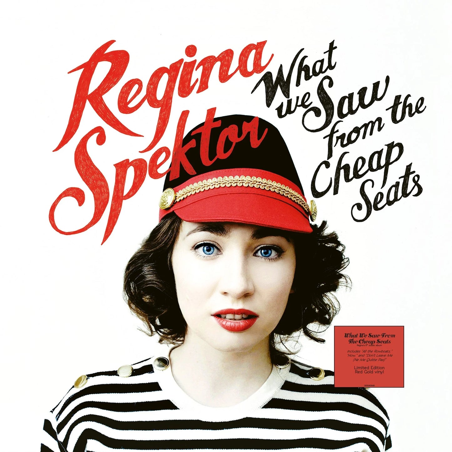 REGINA SPEKTOR - WHAT WE SAW FROM THE CHEAP SEATS - TRANSLUCENT RED COLOR - VINYL LP