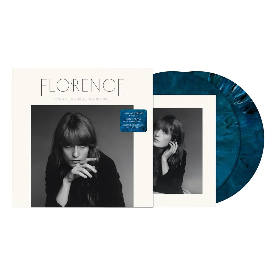 FLORENCE + THE MACHINE - HOW BIG, HOW BLUE, HOW BEAUTIFUL - LIMITED EDITION - BLUE MARBLE COLOR - 2-LP - VINYL LP