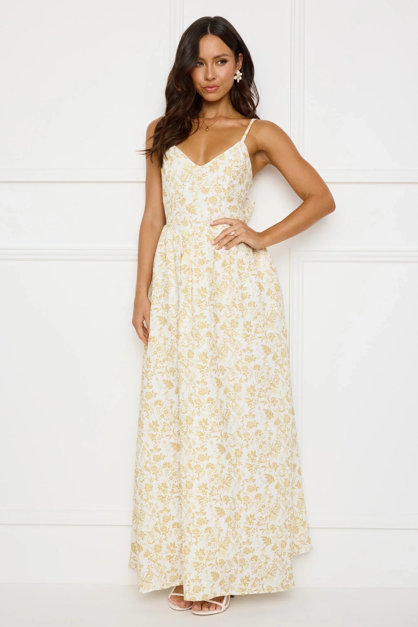 Waking Sun Maxi Dress Yellow