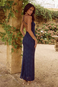 TASMIN MAXI DRESS - NAVY