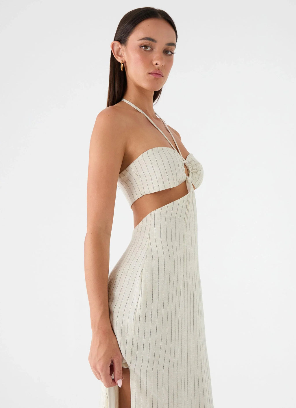 Laid Bare Maxi Dress - Desert Stripe