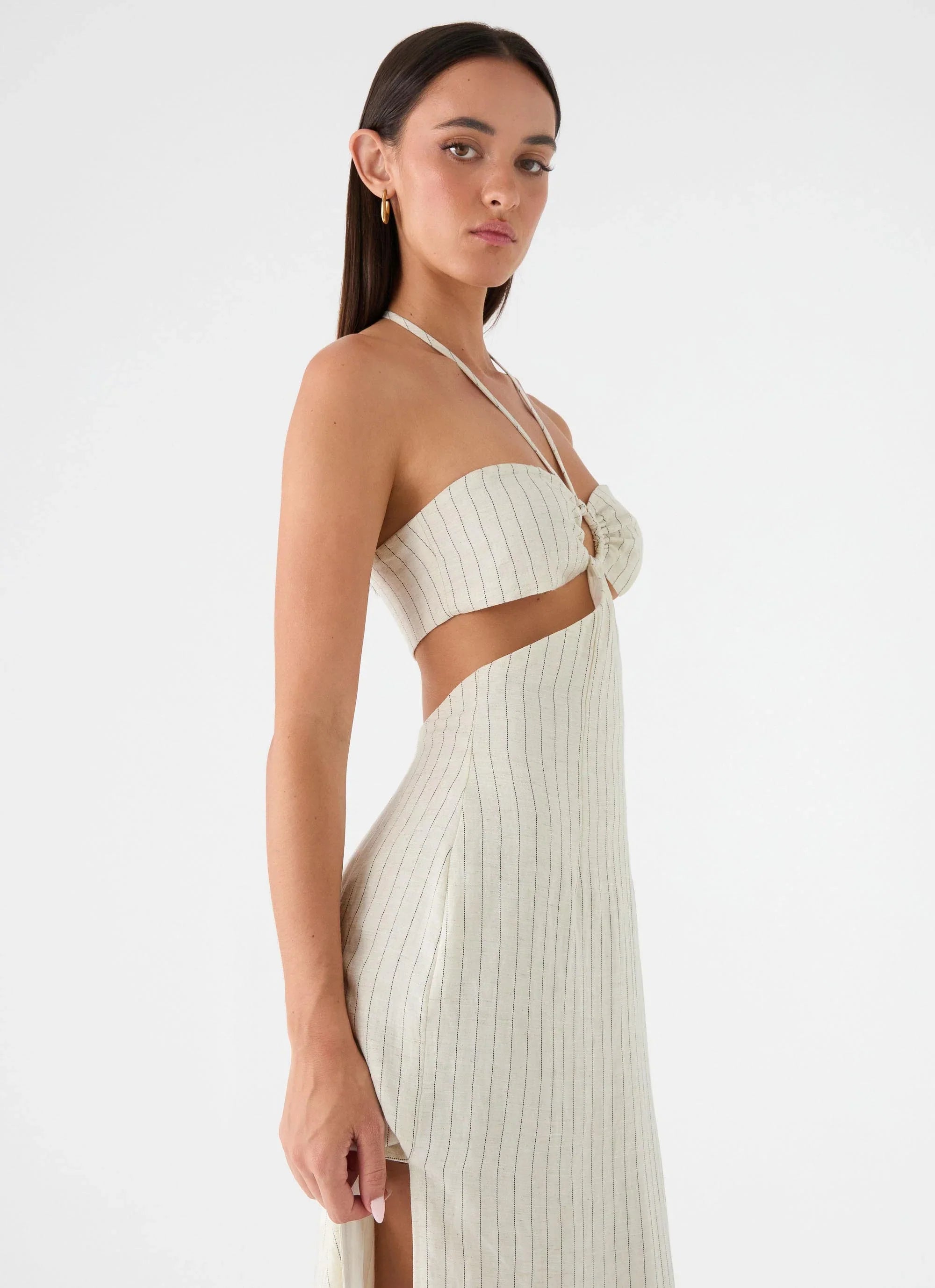 Laid Bare Maxi Dress - Desert Stripe