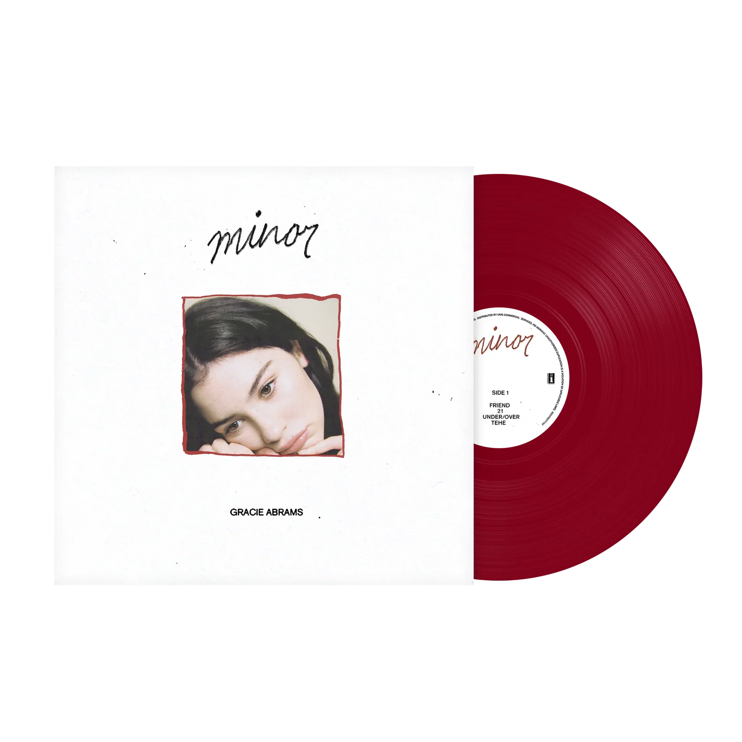 GRACIE ABRAMS - MINOR - RED COLOR - VINYL EP