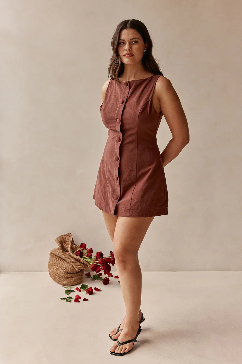 Graylee Dress - Chocolate