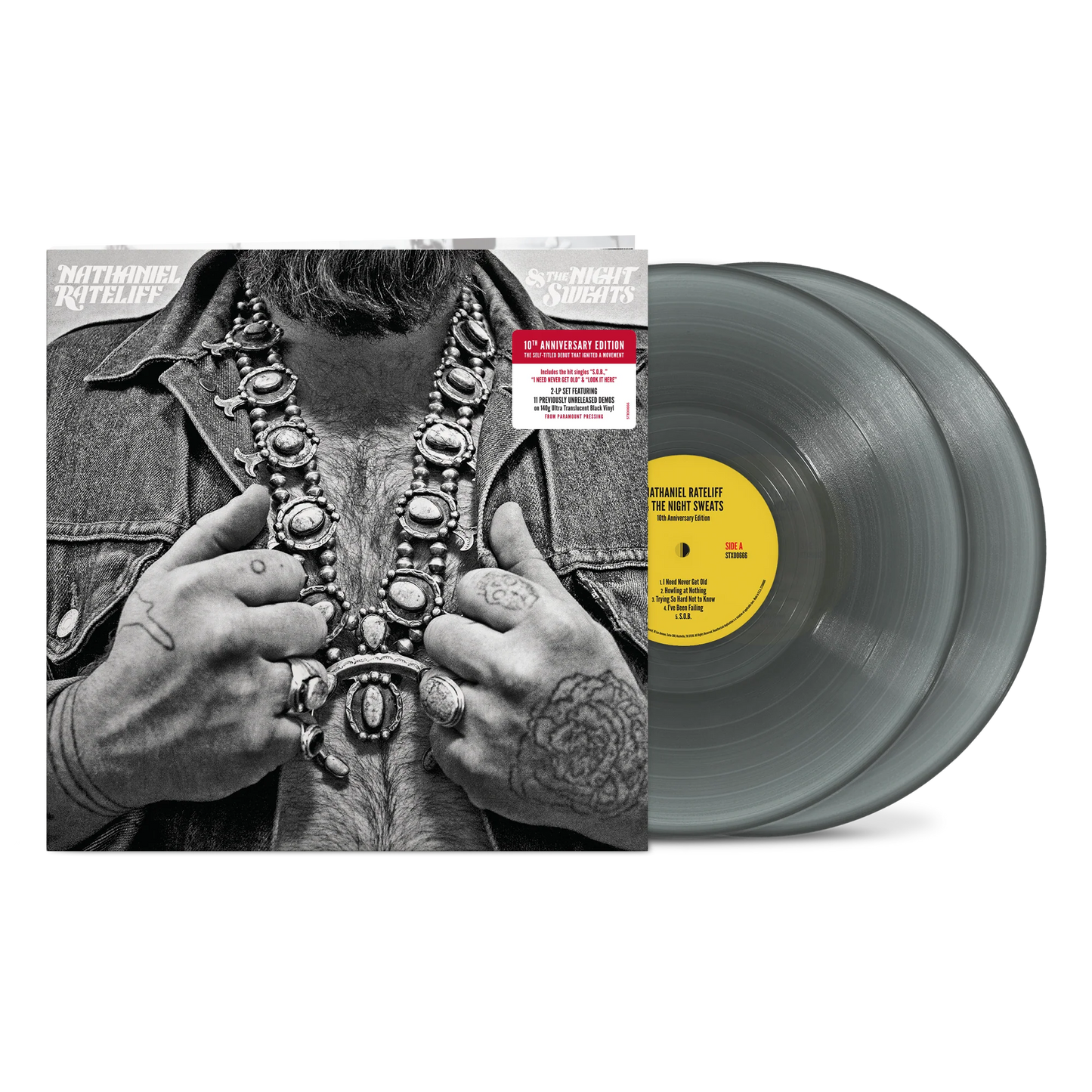 NATHANIEL RATELIFF & THE NIGHT SWEATS - NATHANIEL RATELIFF & THE NIGHT SWEATS - 10TH ANNIVERSARY EDITION - SMOKE COLOR - 2-LP - VINYL LP