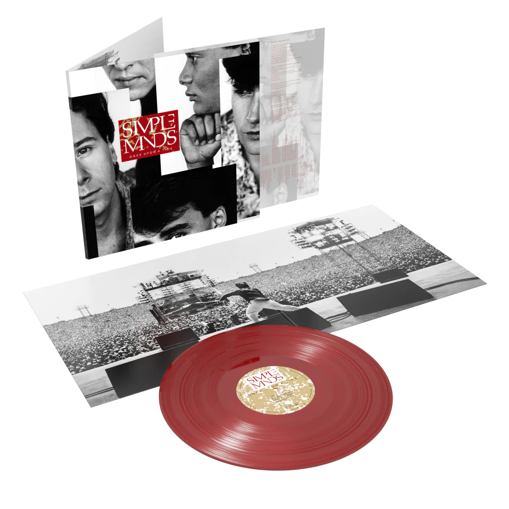 SIMPLE MINDS - ONCE UPON A TIME - RED COLOR - VINYL LP