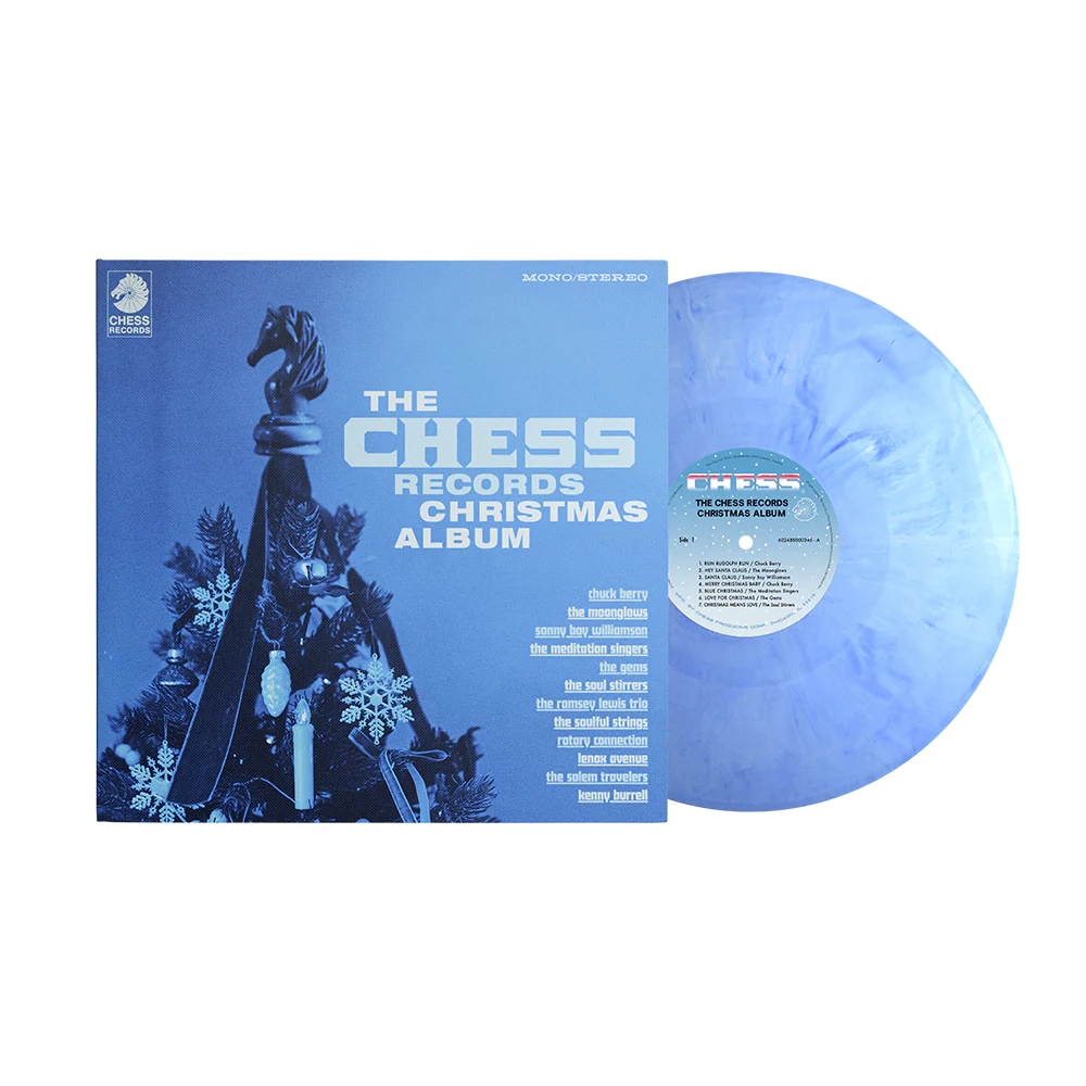 VARIOUS ARTISTS - THE CHESS RECORDS CHRISTMAS ALBUM - BLUE COLOR - VINYL LP
