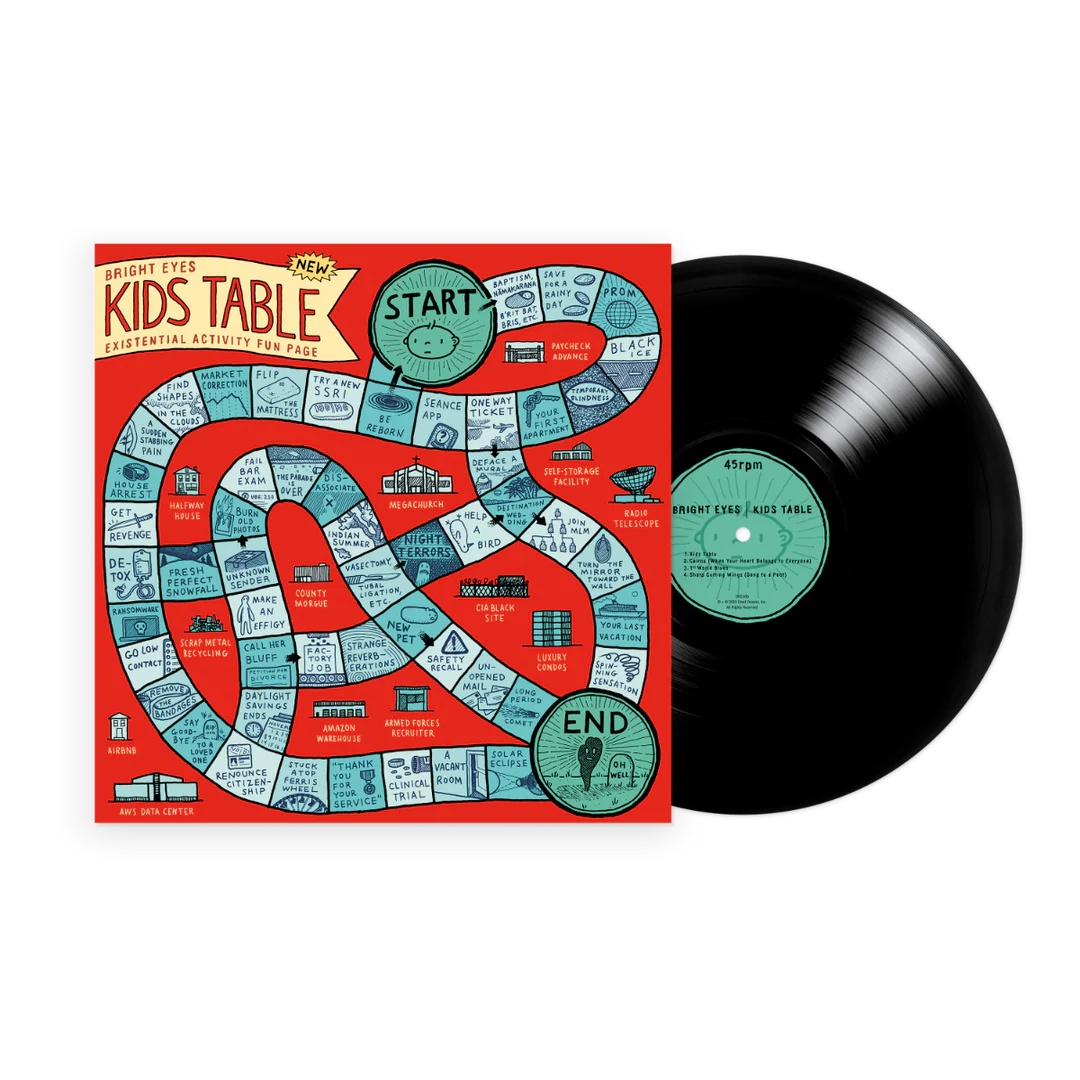 BRIGHT EYES - KIDS TABLE - VINYL LP