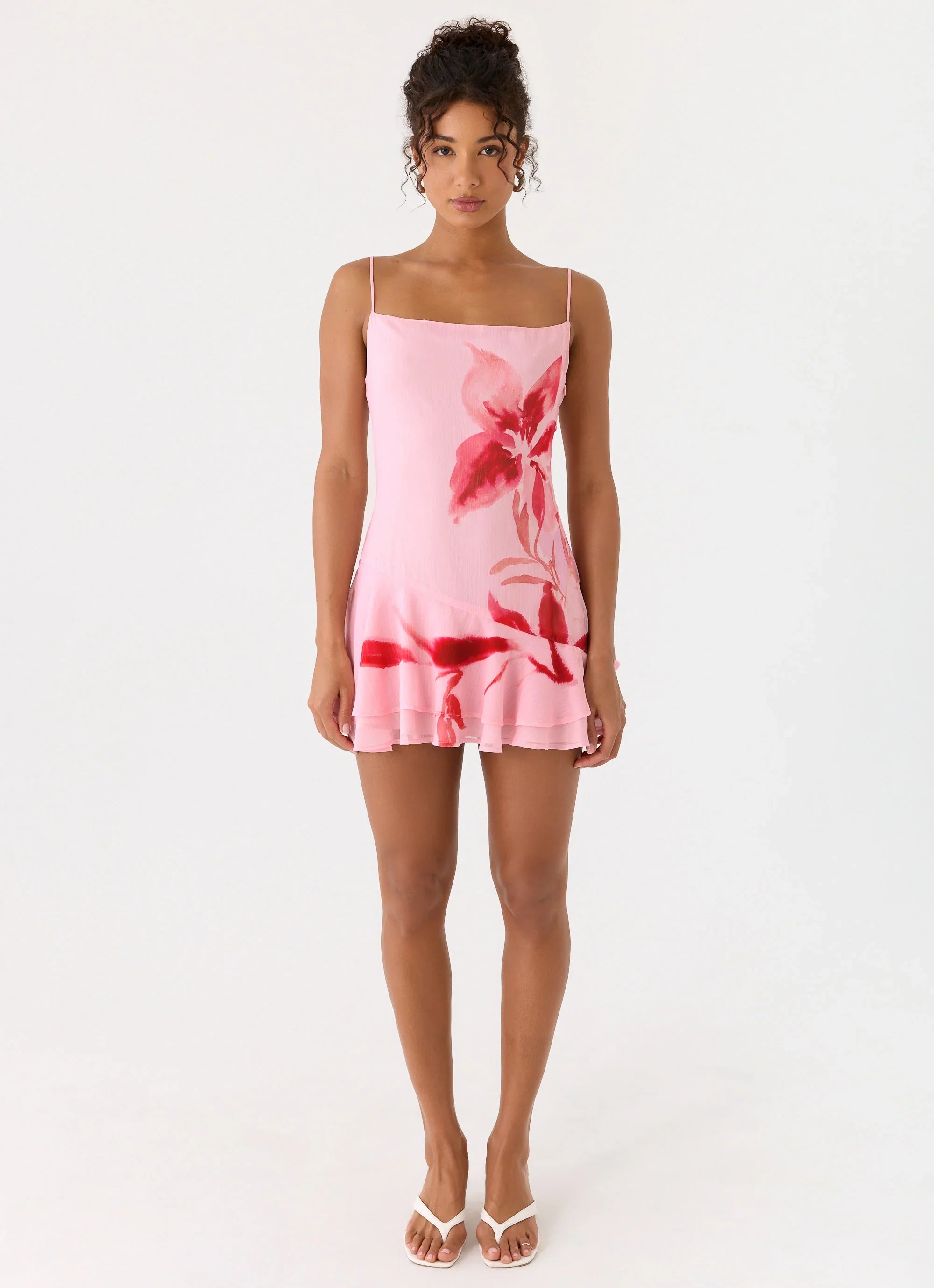 Marisolana Mini Dress - Pink Petal