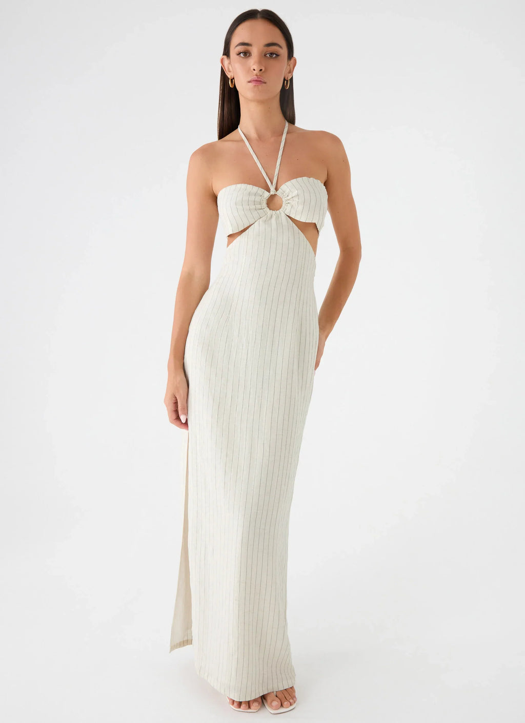 Laid Bare Maxi Dress - Desert Stripe