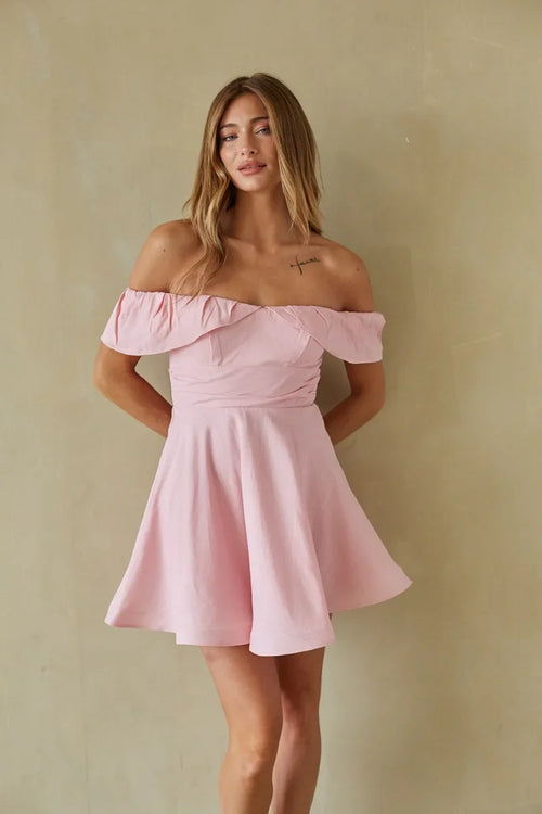 Ava Fit and Flare Mini Dress