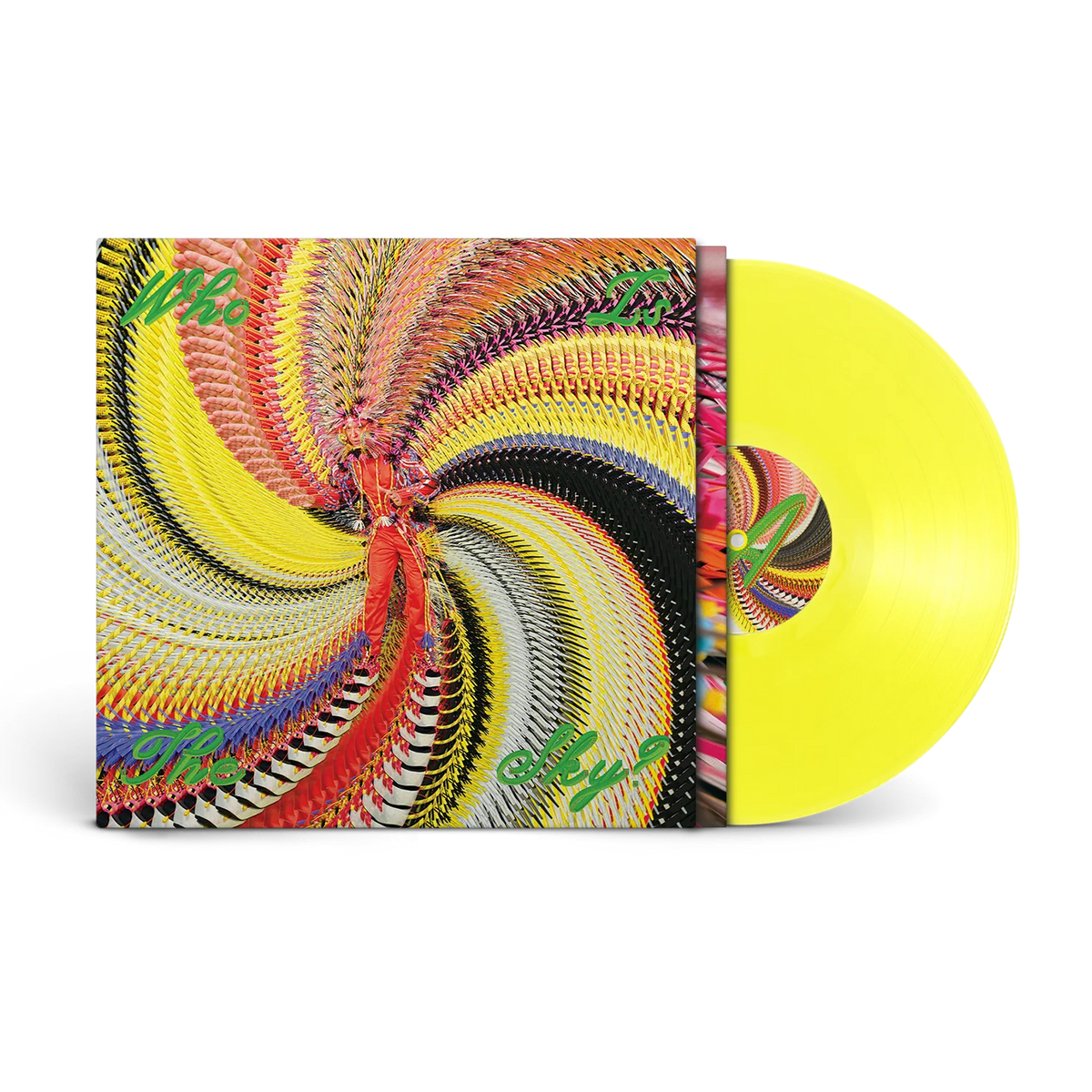 DAVID BYRNE - WHO IS THE SKY? - LEMON YELLOW COLOR - VINYL LP
