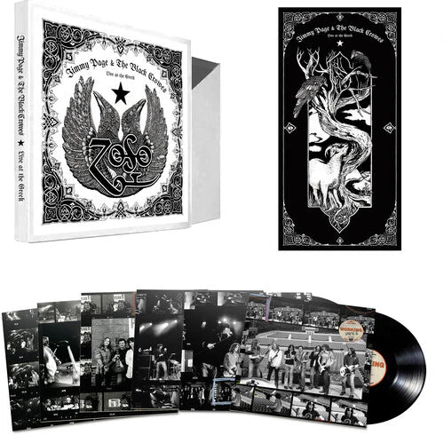 JIMMY PAGE & THE BLACK CROWES - LIVE AT THE GREEK - FULL SHOW - 6-LP - VINYL BOXED SET