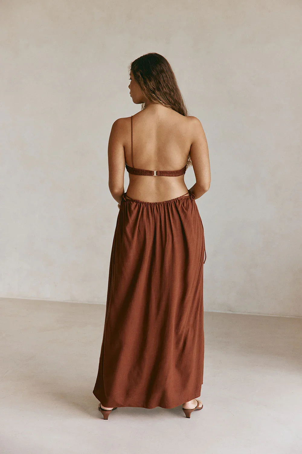 Mahya Dress - Chocolate