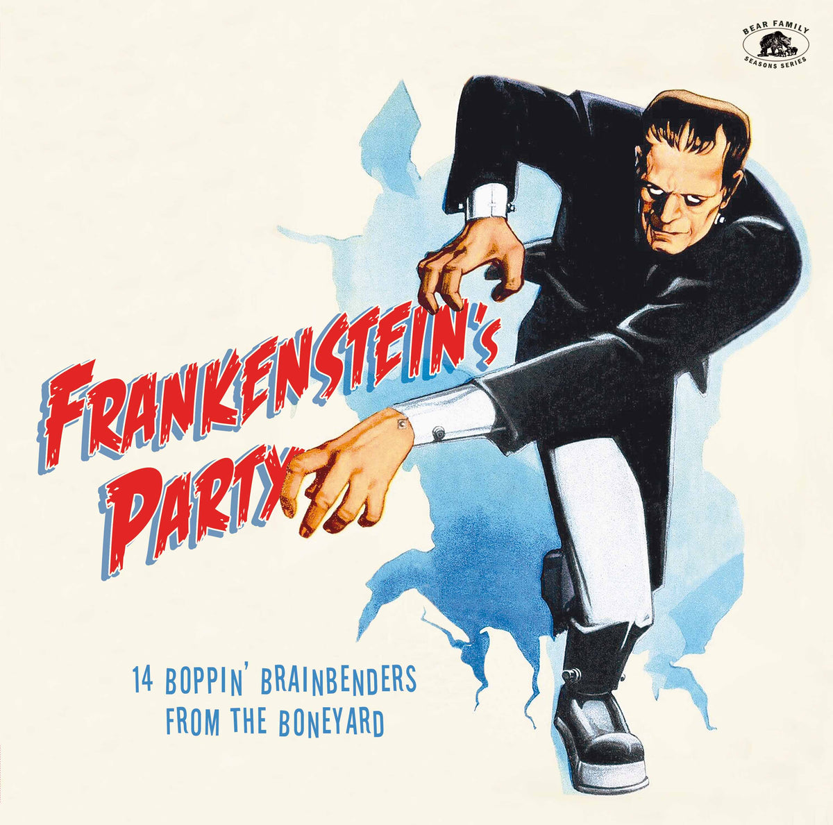VARIOUS ARTISTS - FRANKENSTEIN'S PARTY: 14 BOPPIN' BRAINBENDERS FROM THE BONEYARD - VINYL LP