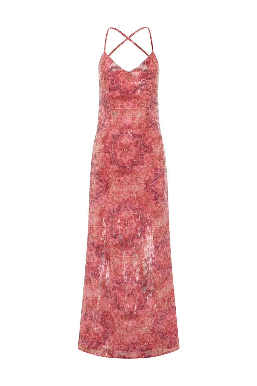 NIYAH MAXI DRESS - GAIA PINK