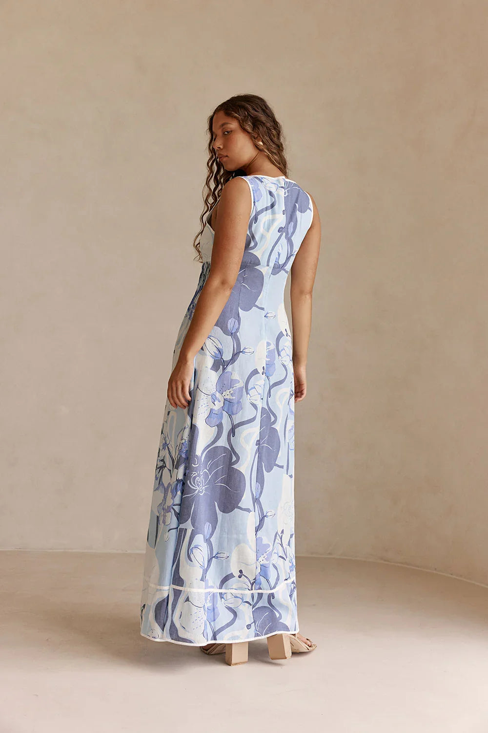 Alista Dress - Bouquet Blu