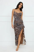 Feline Maxi Dress Leopard