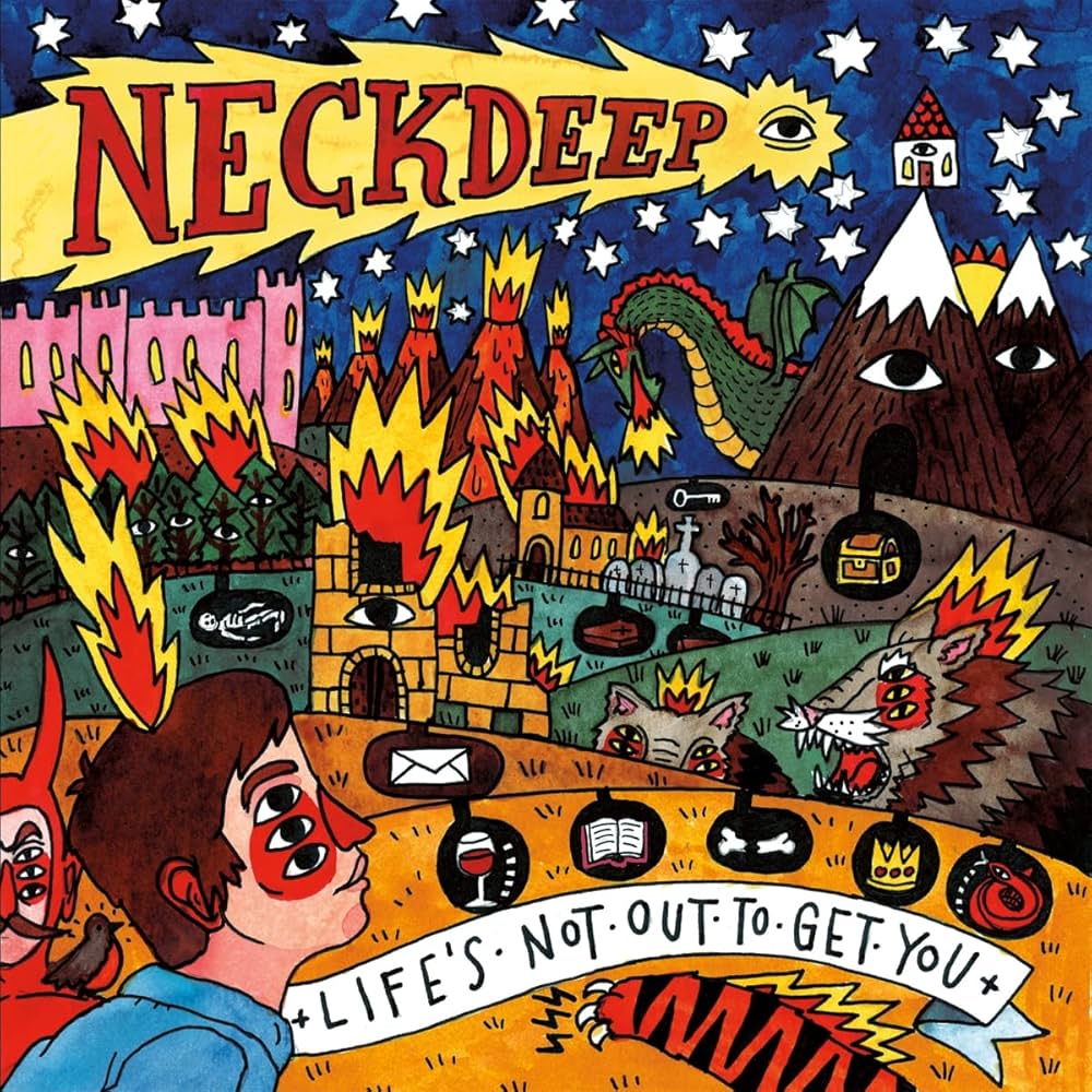 NECK DEEP - LIFE'S NOT OUT TO GET YOU - 10TH ANNIVERSARY EDITION - BLUE COLOR - VINYL LP