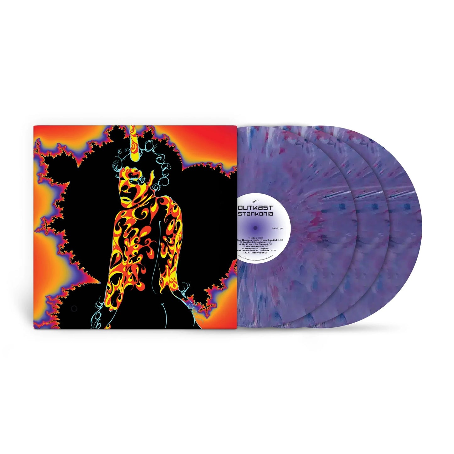 OUTKAST - STANKONIA - 25TH ANNIVERSARY EDITION - PURPLE MARBLE COLOR - 3-LP - VINYL LP