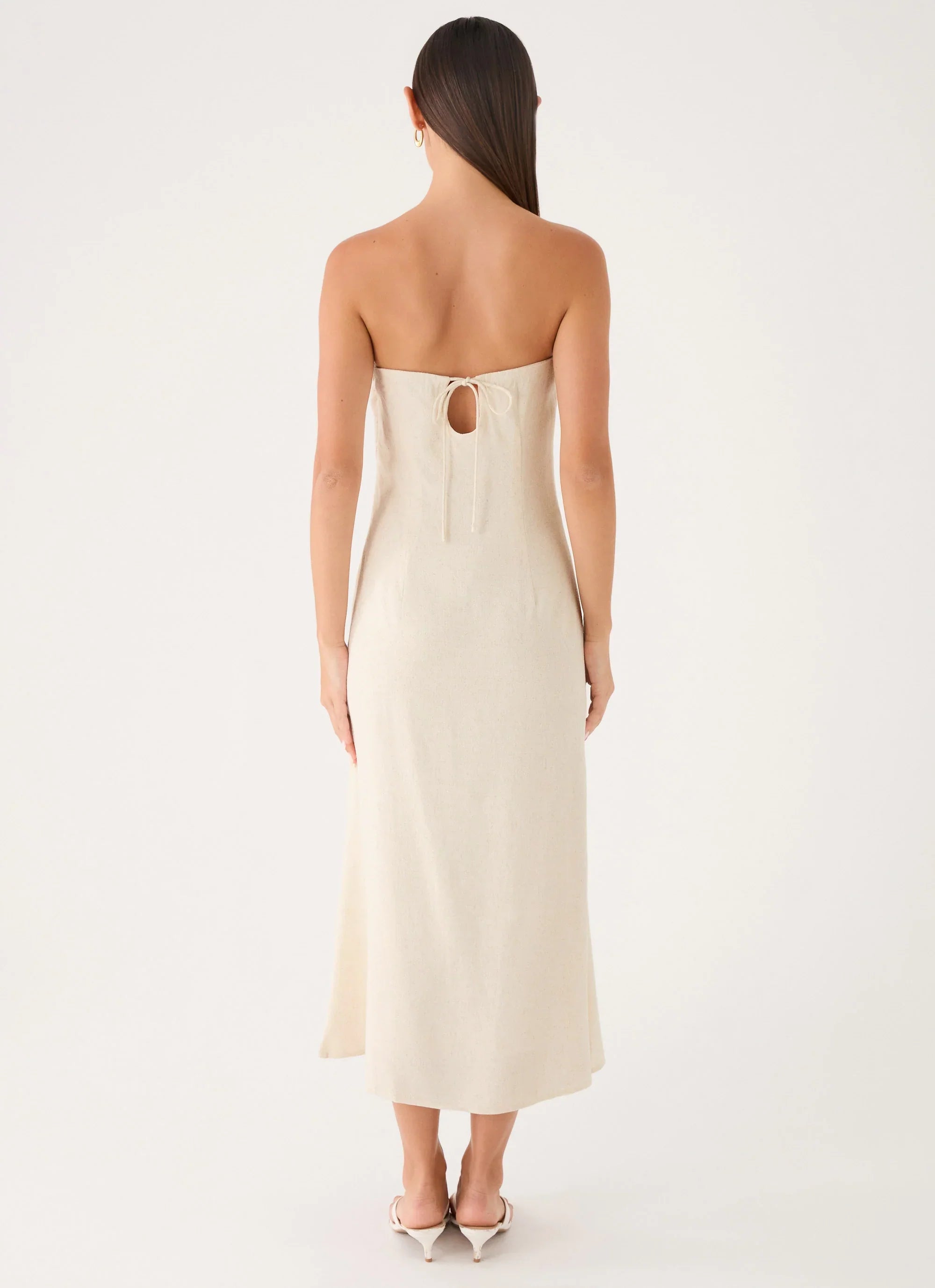 Sun Searching Midi Dress - Oatmeal