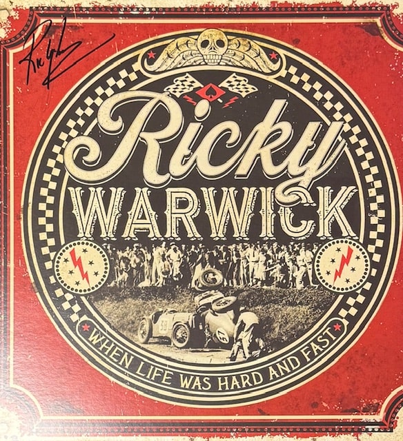 Ricky Warwick – When Life Was Hard And Fast Signed Vinyl
