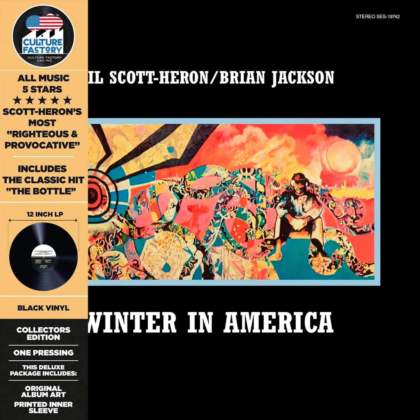 GIL SCOTT-HERON / BRIAN JACKSON - WINTER IN AMERICA - LIMITED EDITION - VINYL LP