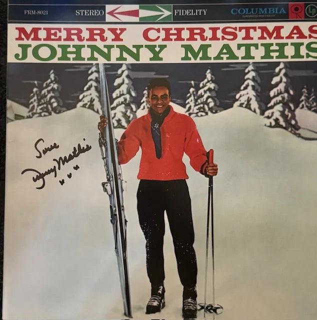 Johnny Mathis – Merry Christmas Signed Vinyl