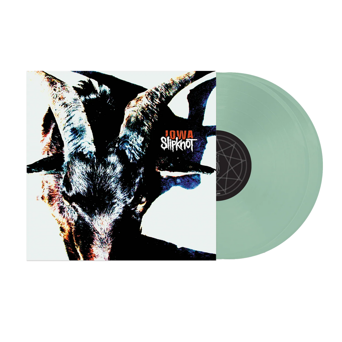 SLIPKNOT - IOWA - COKE BOTTLE GREEN COLOR - VINYL LP