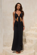 FLORA MAXI DRESS - BLACK
