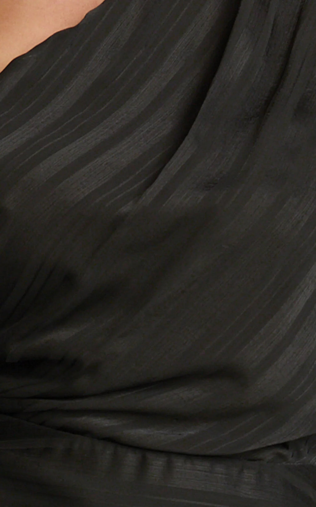 Giselle Mini Dress - Asymmetrical One Shoulder Tie Detail Dress in Black
