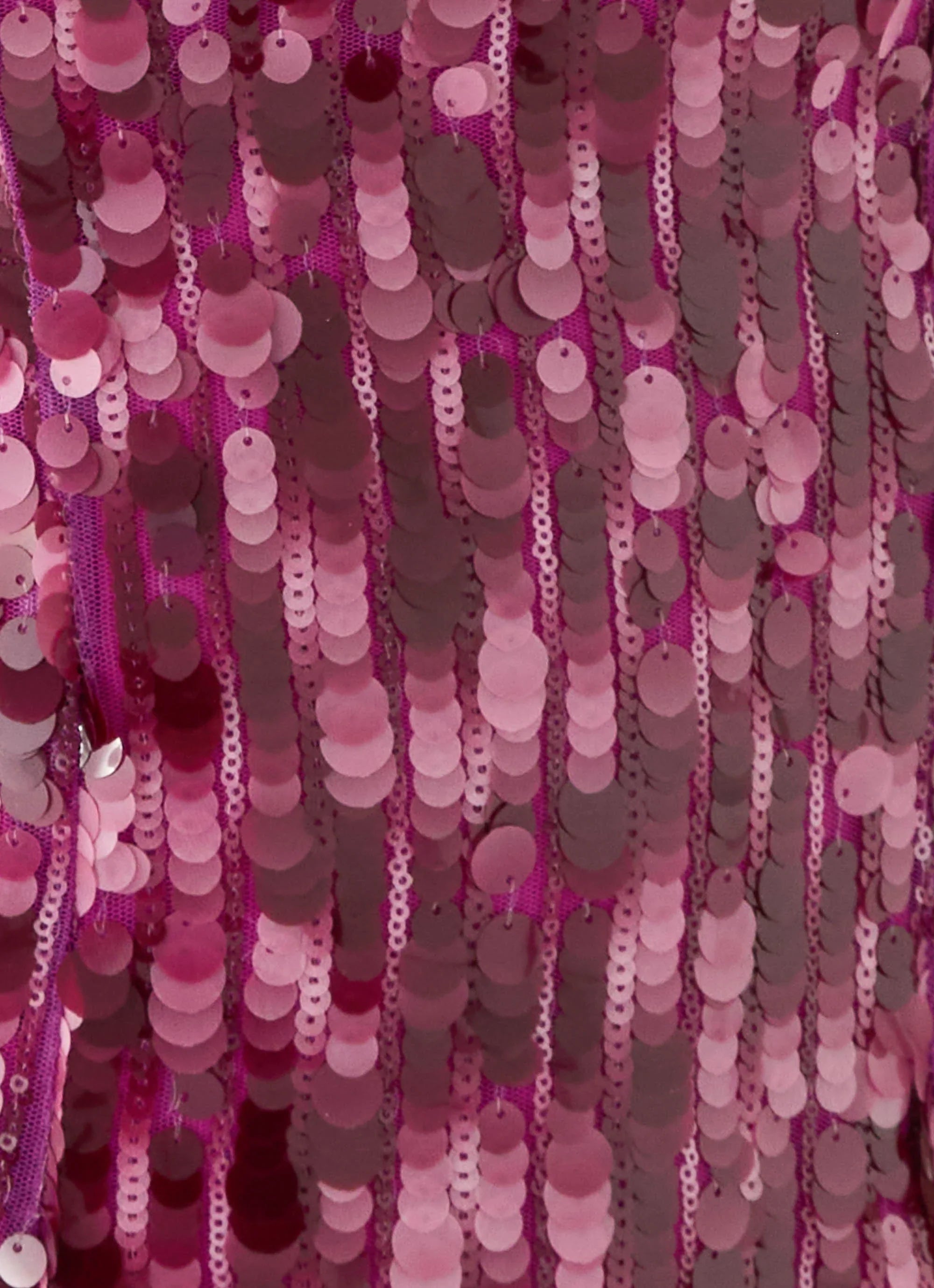 Seliora Sequin Mini Dress - Plum